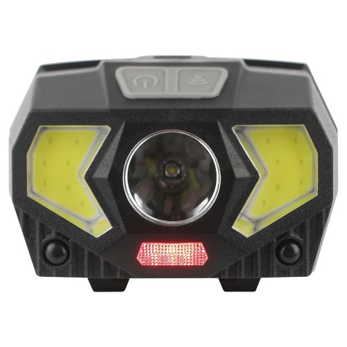 Фонарь налобный ЭРА GB-608: 300 лм, LED, питание 3xAAA, черный