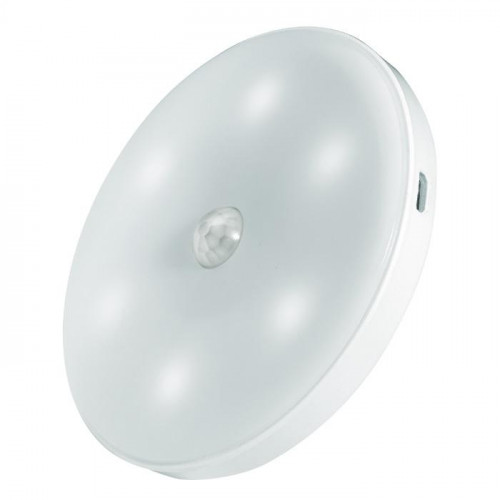 Светильник беспроводной JazzWay TS8-L1W-Accu 6 LED с PIR-датчиком 5037649, 90 мм, IP20