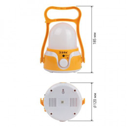 ЭРА KA-801 Гном: LED фонарь, аккумулятор 1.7 Ач, защита IP40, USB-зарядка