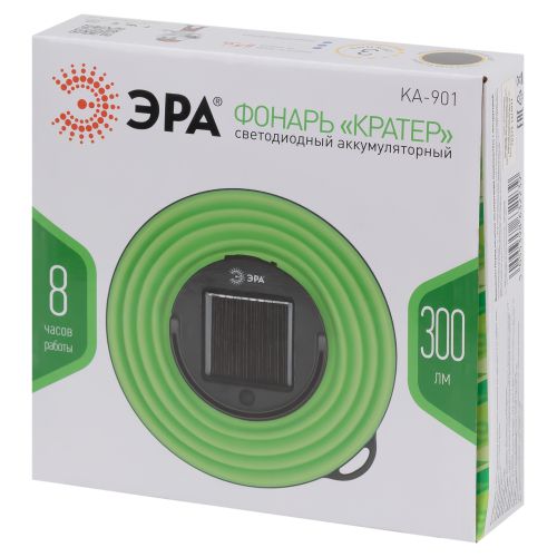 ЭРА KA-901 Фонарь кемпинговый: LED, IP65, аккумуляторный, корпус резина