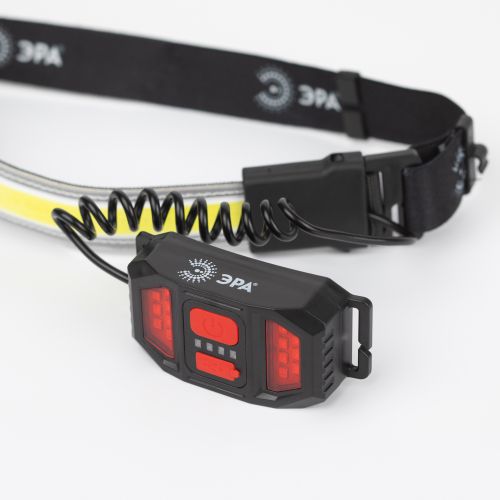 Фонарь налобный ЭРА GA-807 Кибер COB 5Вт, LED, IP40, аккумуляторный, micro USB