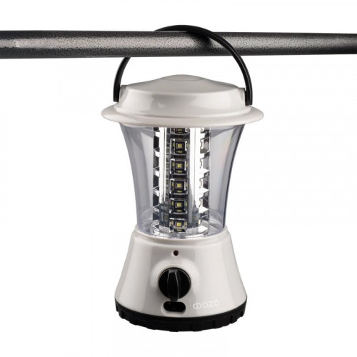Фонарь аккумуляторный кемпинговый ФАZА AccuF5-L36-gy, 36LED, аккумулятор 4В 1.6А·ч, серый, 5027602