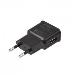 Устройство зарядное сетевое USB 5В 2.1A черн. Rexant 16-0274