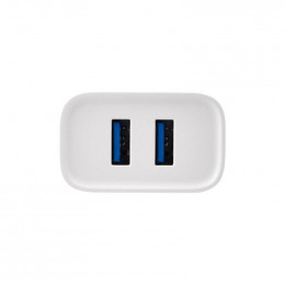 Устройство зарядное сетевое для iPhone/iPad 2 x USB 5В 2.4А бел. Rexant 16-0276