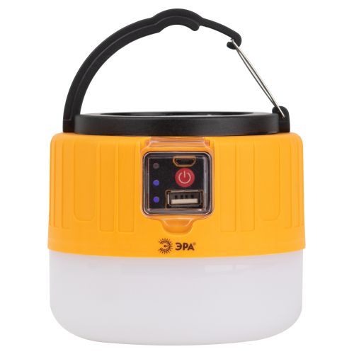 Фонарь ЭРА KA-601 Пегас: аккумуляторный, LED, IP40, оранжевый корпус