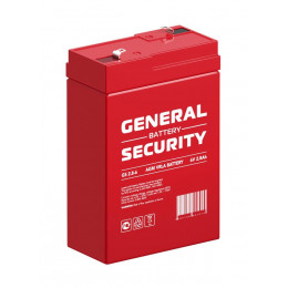 Аккумулятор 6В 2.8А.ч General Security GS2.8-6 герметичный 2800 мА.ч