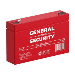 Аккумулятор 6В 7.2А·ч General Security GS7.2-6 герметичный свинцово-кислотный