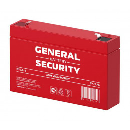 Аккумулятор 6В 7.2А·ч General Security GS7.2-6 герметичный свинцово-кислотный