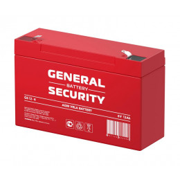 Аккумулятор 6В 12А·ч General Security GS12-6 12000 мА·ч