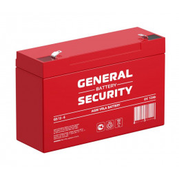 Аккумулятор 6В 12А·ч General Security GS12-6 12000 мА·ч