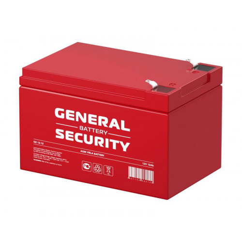 Аккумулятор тяговый General Security GS12-12 12В 12А·ч