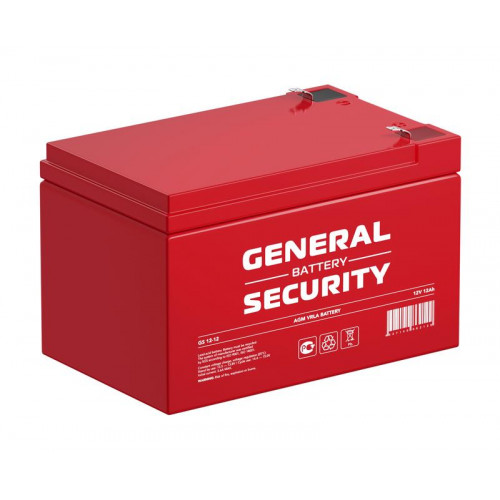 Аккумулятор тяговый General Security GS12-12 12В 12А·ч
