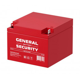 Аккумулятор тяговый General Security GS26-12 12В 26А·ч