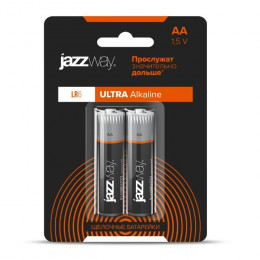 Батарейка алкалиновая JazzWay AA/LR6 Ultra Alkaline BL-2 1.5В 2шт 5010703