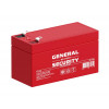 Аккумулятор свинцово-кислотный General Security GS1.2-12 12В 1.2А·ч