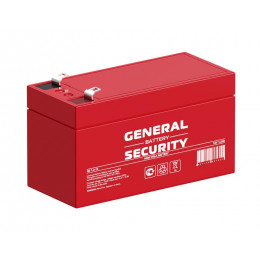 Аккумулятор свинцово-кислотный General Security GS1.2-12 12В 1.2А·ч
