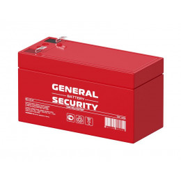 Аккумулятор свинцово-кислотный General Security GS1.2-12 12В 1.2А·ч