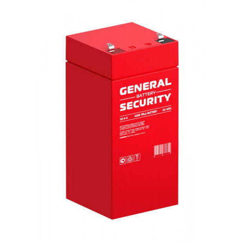 Аккумулятор тяговый General Security GS4-4 4В 4А·ч герметичный