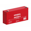Аккумулятор 6В 3.2А·ч General Security GS3.2-6 герметичный тяговый 3200 мА·ч