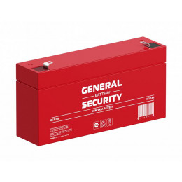 Аккумулятор 6В 3.2А·ч General Security GS3.2-6 герметичный тяговый 3200 мА·ч
