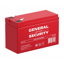 Аккумулятор свинцово-кислотный General Security GS9-12 12В 9Ач