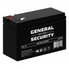Аккумулятор свинцово-кислотный General Security GS9-12 12В 9Ач