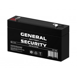 Аккумулятор тяговый герметичный General Security GSL1.3-6 6В 1.3А·ч