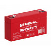 Аккумулятор тяговый герметичный General Security GSL1.3-6 6В 1.3А·ч