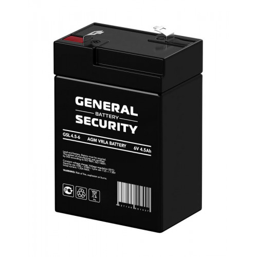 Аккумулятор 6В 4.5А·ч General Security GSL4.5-6 4500 мА·ч