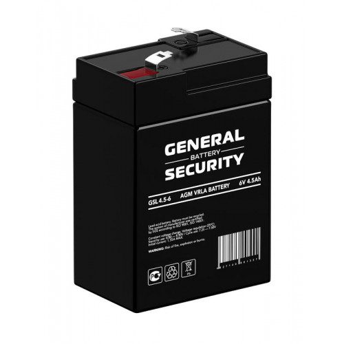 Аккумулятор 6В 4.5А·ч General Security GSL4.5-6 4500 мА·ч