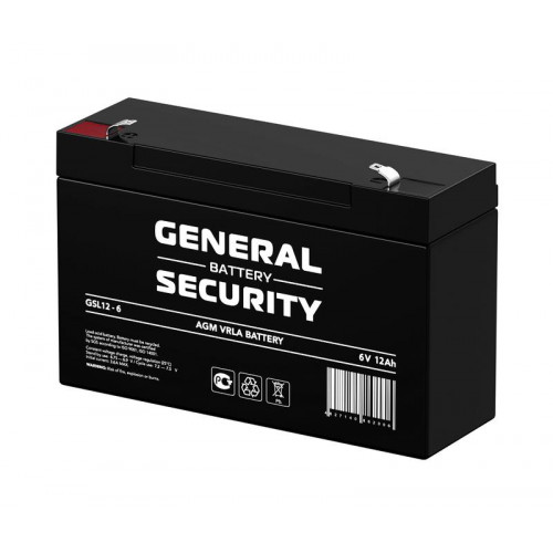 Аккумуляторная батарея тяговая General Security GSL12-6 6В 12Ач