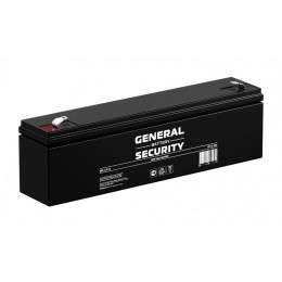 Аккумулятор свинцово-кислотный герметичный General Security GSL2.3-12 12В 2.3А·ч
