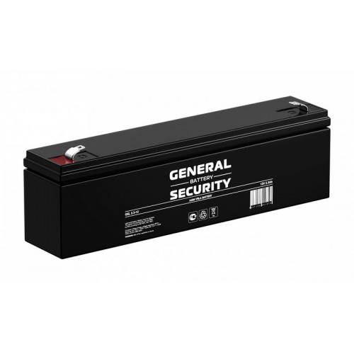 Аккумулятор свинцово-кислотный герметичный General Security GSL2.3-12 12В 2.3А·ч
