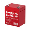 Аккумулятор свинцово-кислотный General Security GSL5-12 12В 5А·ч тяговая