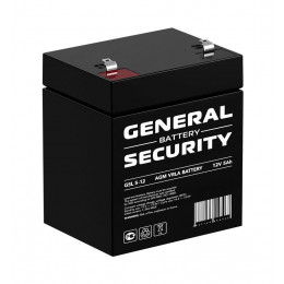 Аккумулятор свинцово-кислотный General Security GSL5-12 12В 5А·ч тяговая