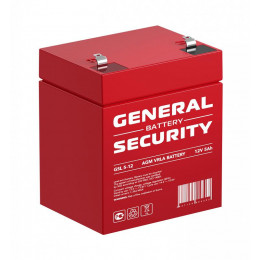 Аккумулятор свинцово-кислотный General Security GSL5-12 12В 5А·ч тяговая