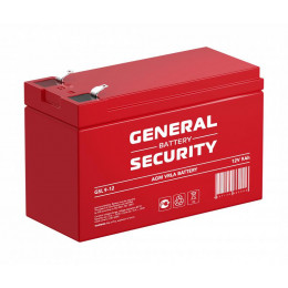 Аккумулятор тяговый General Security GSL9-12 12В 9А·ч