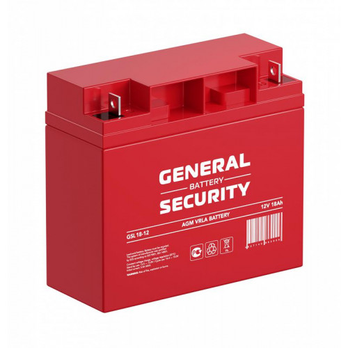 Аккумулятор тяговый 12В 18А·ч General Security GSL18-12 герметичный