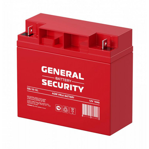 Аккумулятор тяговый General Security GSL18-12L 12В 18Ач
