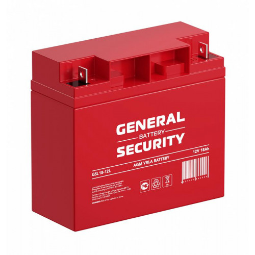 Аккумулятор тяговый General Security GSL18-12L 12В 18Ач