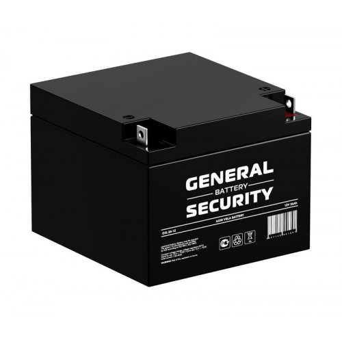 Аккумулятор тяговый герметичный General Security GSL26-12 12В 26Ач