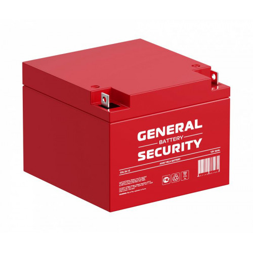 Аккумулятор тяговый герметичный General Security GSL26-12 12В 26Ач