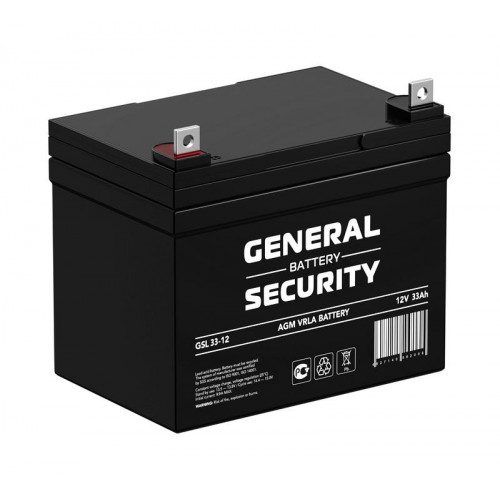 Аккумулятор свинцово-кислотный General Security GSL33-12 12В 33Ач