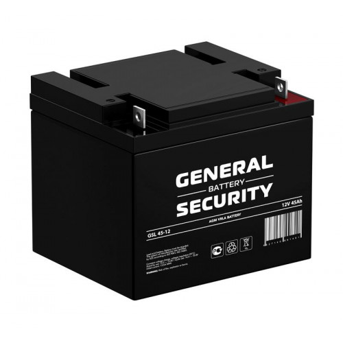 Аккумулятор тяговый General Security GSL45-12 12В 45А·ч (45000 мА·ч)