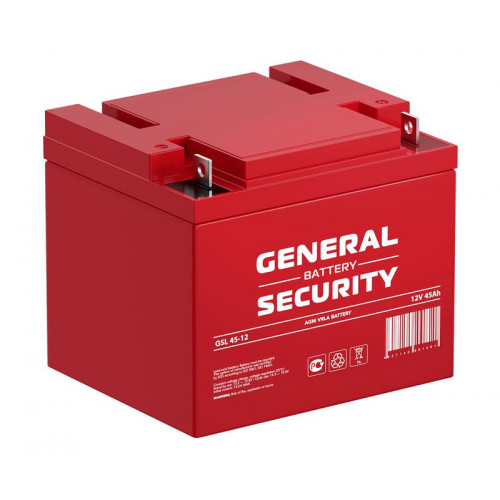 Аккумулятор тяговый General Security GSL45-12 12В 45А·ч (45000 мА·ч)