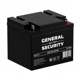 Аккумулятор тяговый General Security GSL50-12 12В 50А·ч (50000 мА·ч)