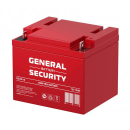 Аккумулятор тяговый General Security GSL50-12 12В 50А·ч (50000 мА·ч)