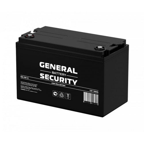 Аккумулятор тяговый 12В 100А·ч General Security GSL100-12 герметичный 6СТ-100