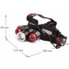 Налобный фонарь Ultraflash 15031 LED5334, 5 Вт, 2 аккумулятора, черный