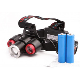 Налобный фонарь Ultraflash 15031 LED5334, 5 Вт, 2 аккумулятора, черный